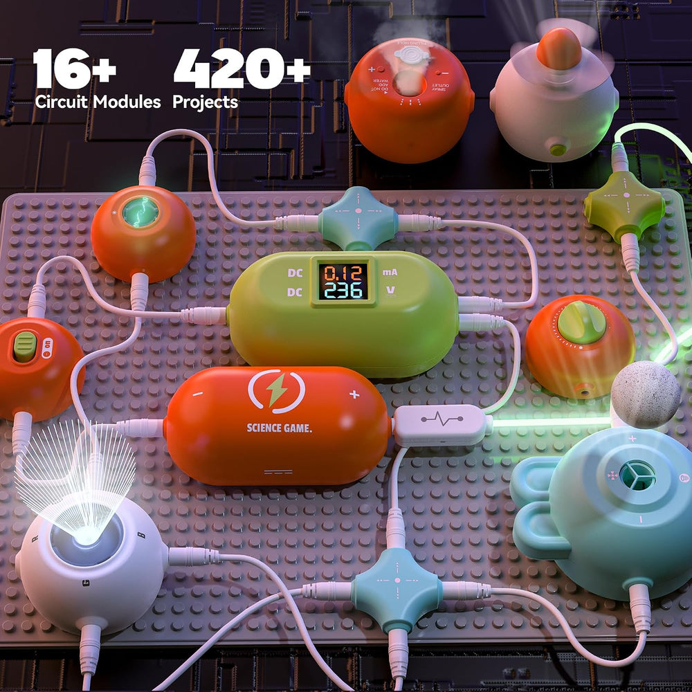 SMILESSKIDDO Science Kits Electronics STEM Kit 420+ Projects 35 Parts