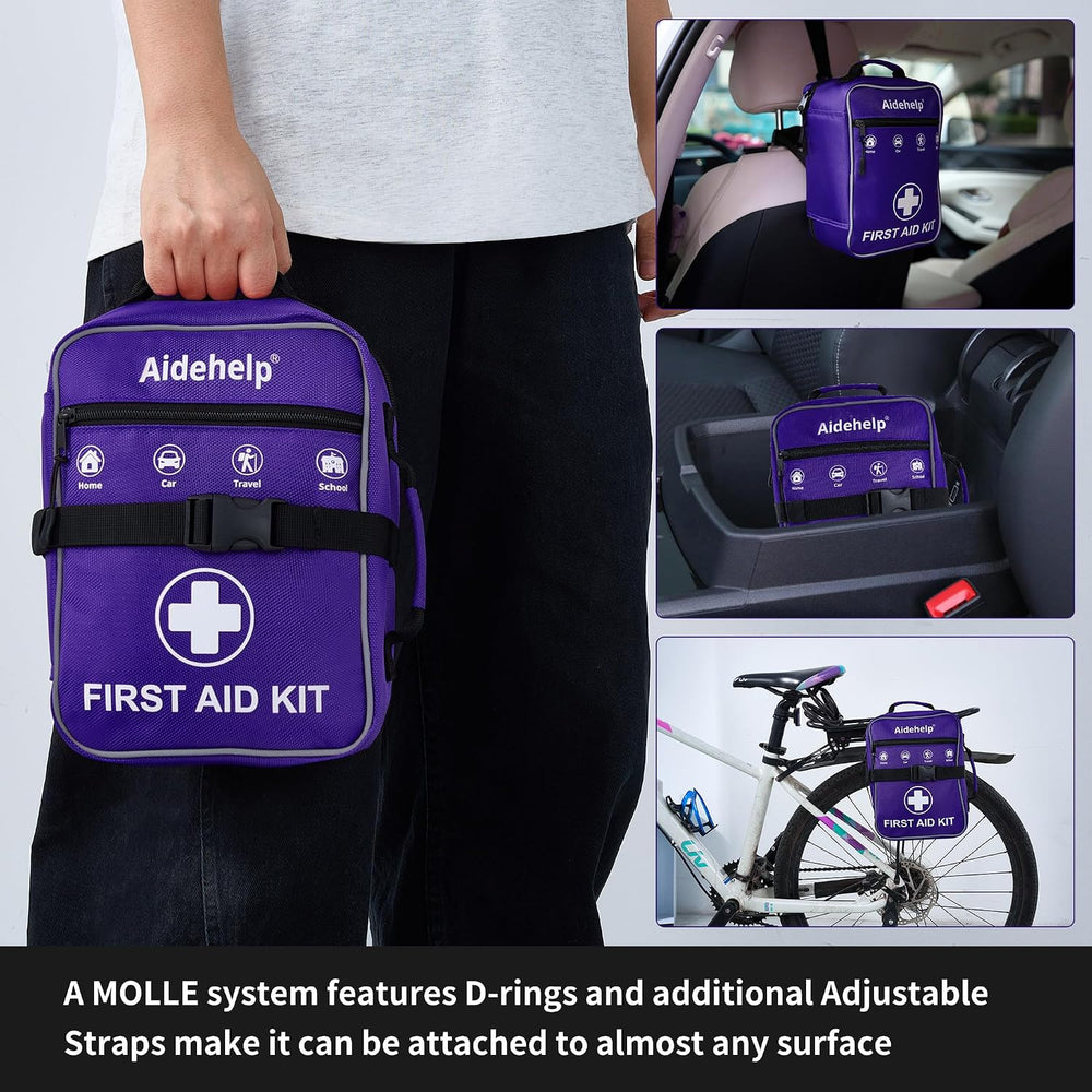 520 Pieces Premium First Aid Kit - Large Emergency Medical Kit for Survival, ...