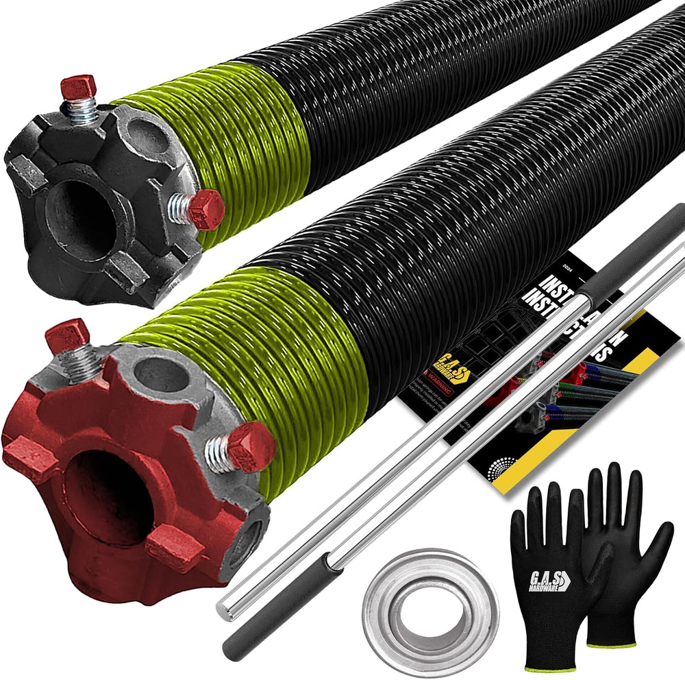 Garage Door Torsion Spring 207x1.75x23 Includes 1” Steel Bearing, Non-Slip