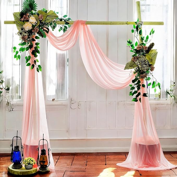 MDS Halloween Chiffon Draping Fabric - 1 Panel, 30" Wide x 50ft Long - S...