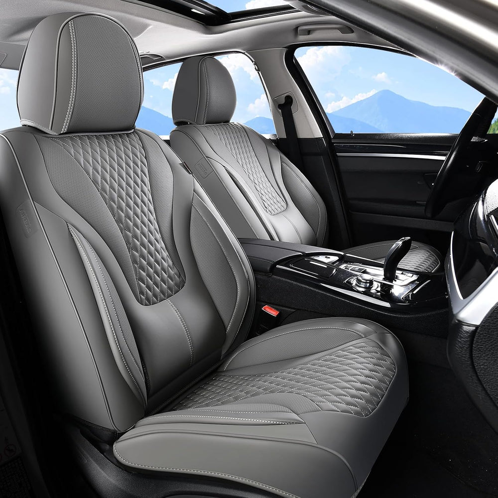 Coverado Car Seat Covers Full Set, Seat Cushion for Cars, Automotive Seat Cov...