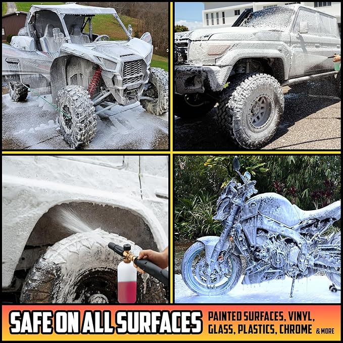 Foam Boost Off-Road & ATV Wash Soap – Heavy Duty pH-Balanced Car Wash