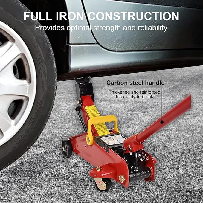Aain AA095 2 Ton Hydraulic Floor Jack, Low Profile Hydraulic Trolley