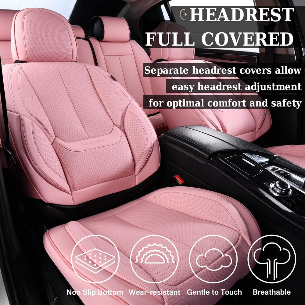 Coverado Car Seat Covers Full Set, Seat Covers for Cars,Car Seat Covers Front...