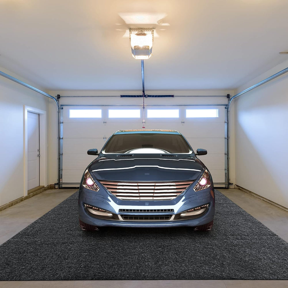 HOMBYS Extra Large Garage Floor Mats for Under Car, Dark Grey Garage Flooring...