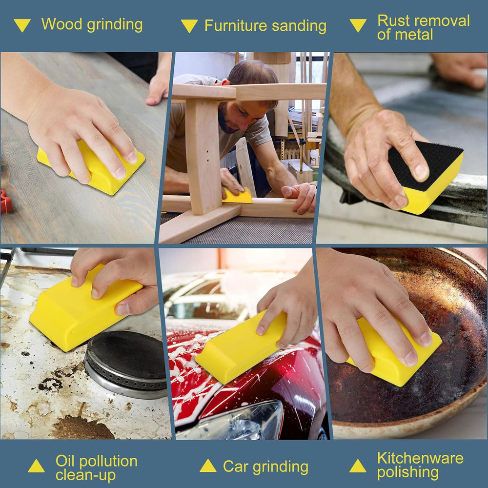 Werhoo 7Pcs Hand Sanding Block Set