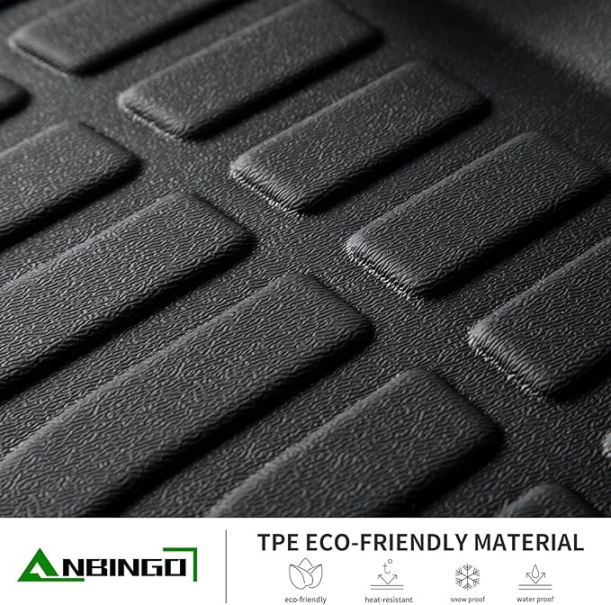 ANBINGO®Floor Mats Fit for Chevy Tahoe/GMC Yukon 2007-2014&Cargo Liners All