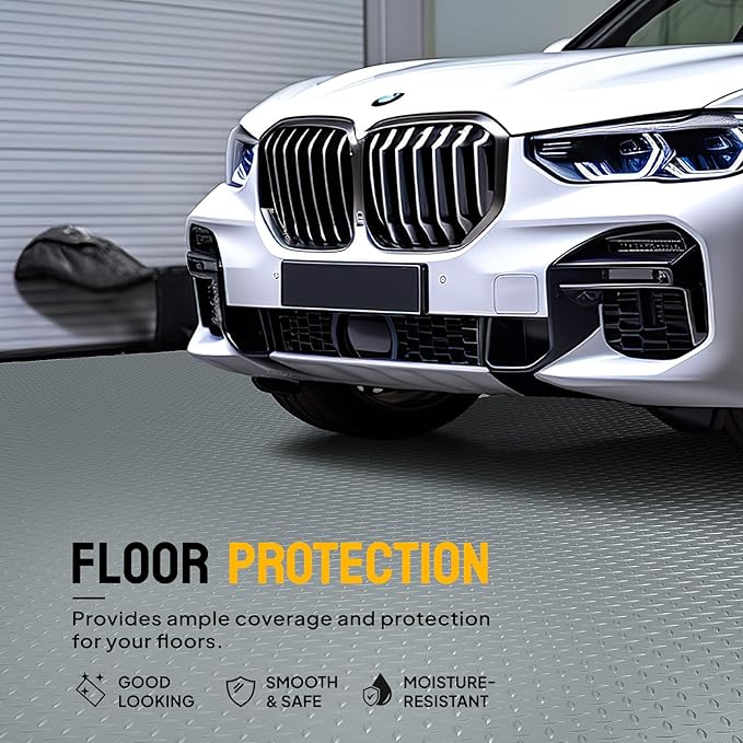 Bonnlo 7.5x17 FT Garage Floor Mat