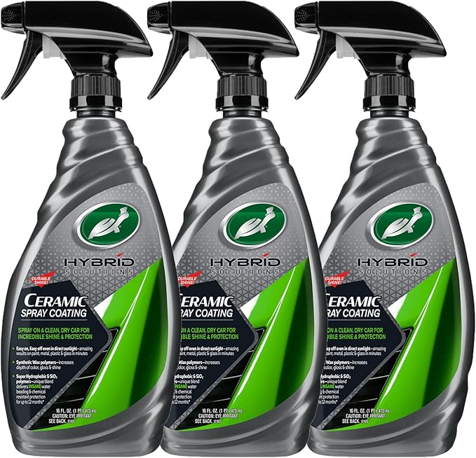 Turtle Wax 53883 Hybrid Solutions Ceramic Spray Coating, Incredible Shine and...