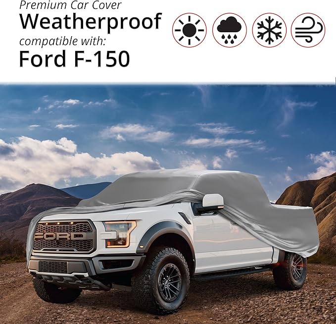 Car Covers Weatherproof Max Truck Cover & Warranty Compatible