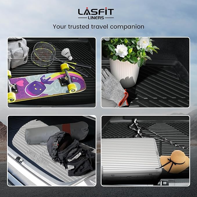 LASFIT Trunk Mat for Honda Passport 2019 2020 2021 2022 2023 2024 2025