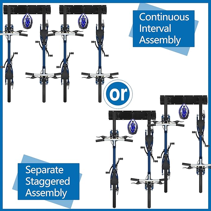 Sinoer Bike Storage Rack, Bike Wall Rack, Bike Storage Wall Mount