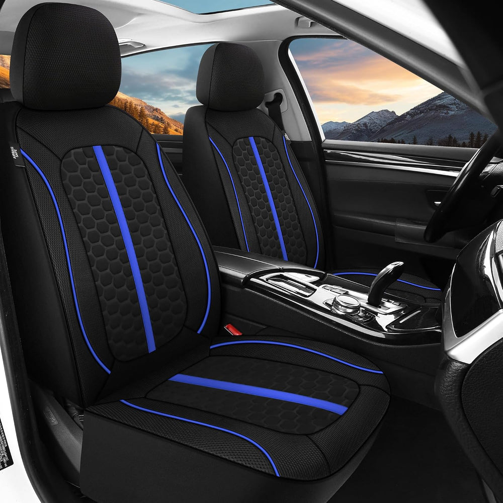 Breathable Premium Car Seat Covers Full Set，3D Air-Mesh Seat Covers for Cars，...