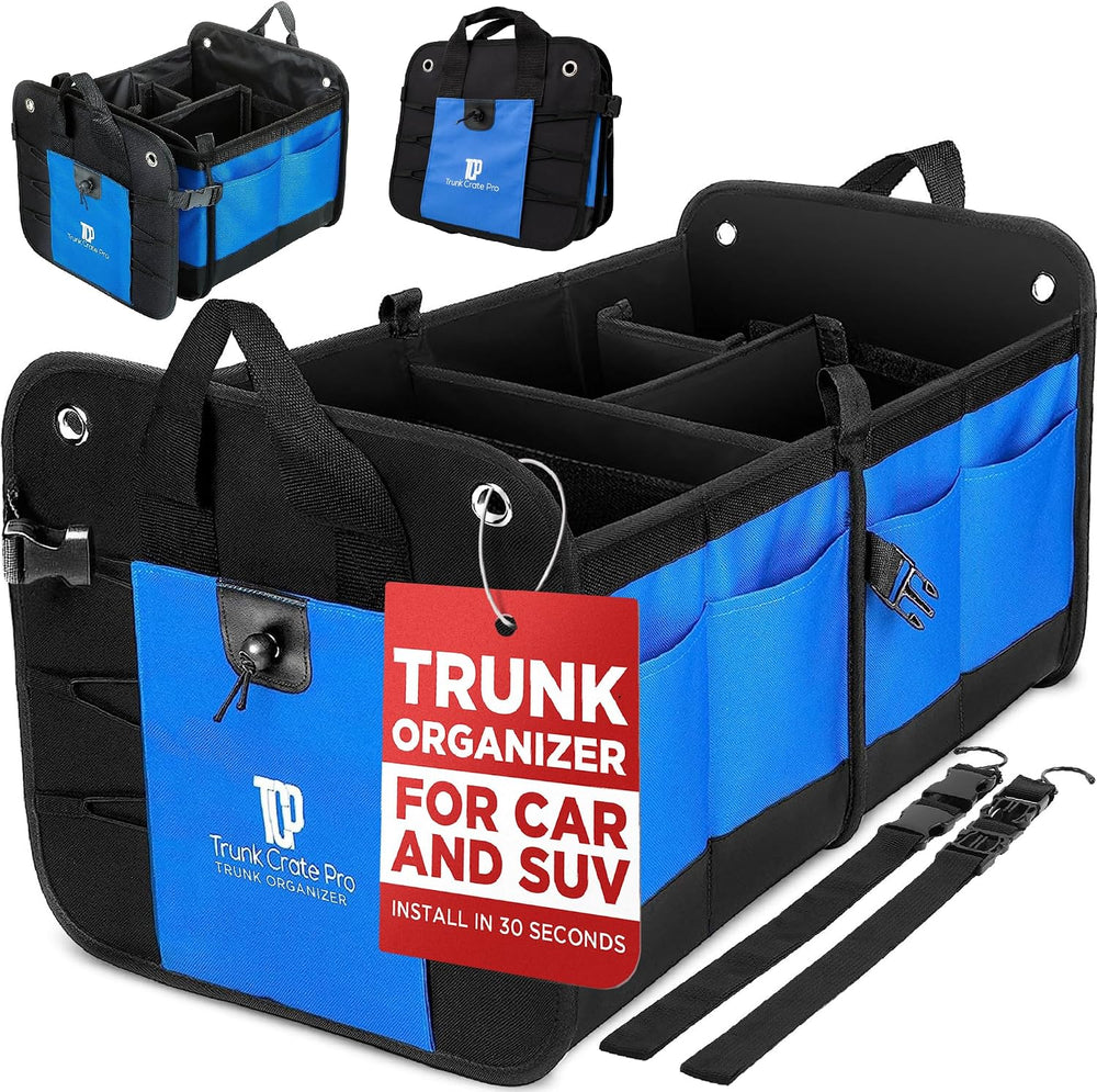 TRUNKCRATEPRO Car Trunk Organizers | Trunk Organizer, Car Storage Organizer
