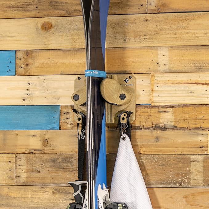 Ultimate Ski & Snowboard Wall Rack | Secure, Non-Slip Storage | Fits Any ...