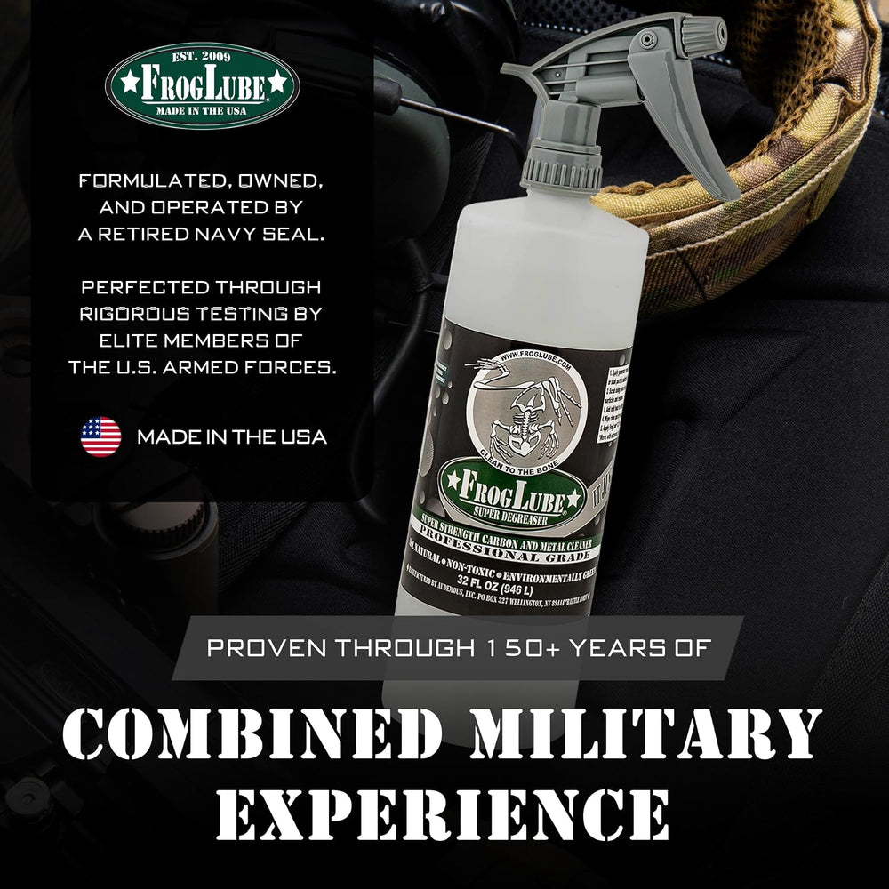 Frog Lube Super Degreaser Concentrated Gun Cleaner Spray - Non Toxic