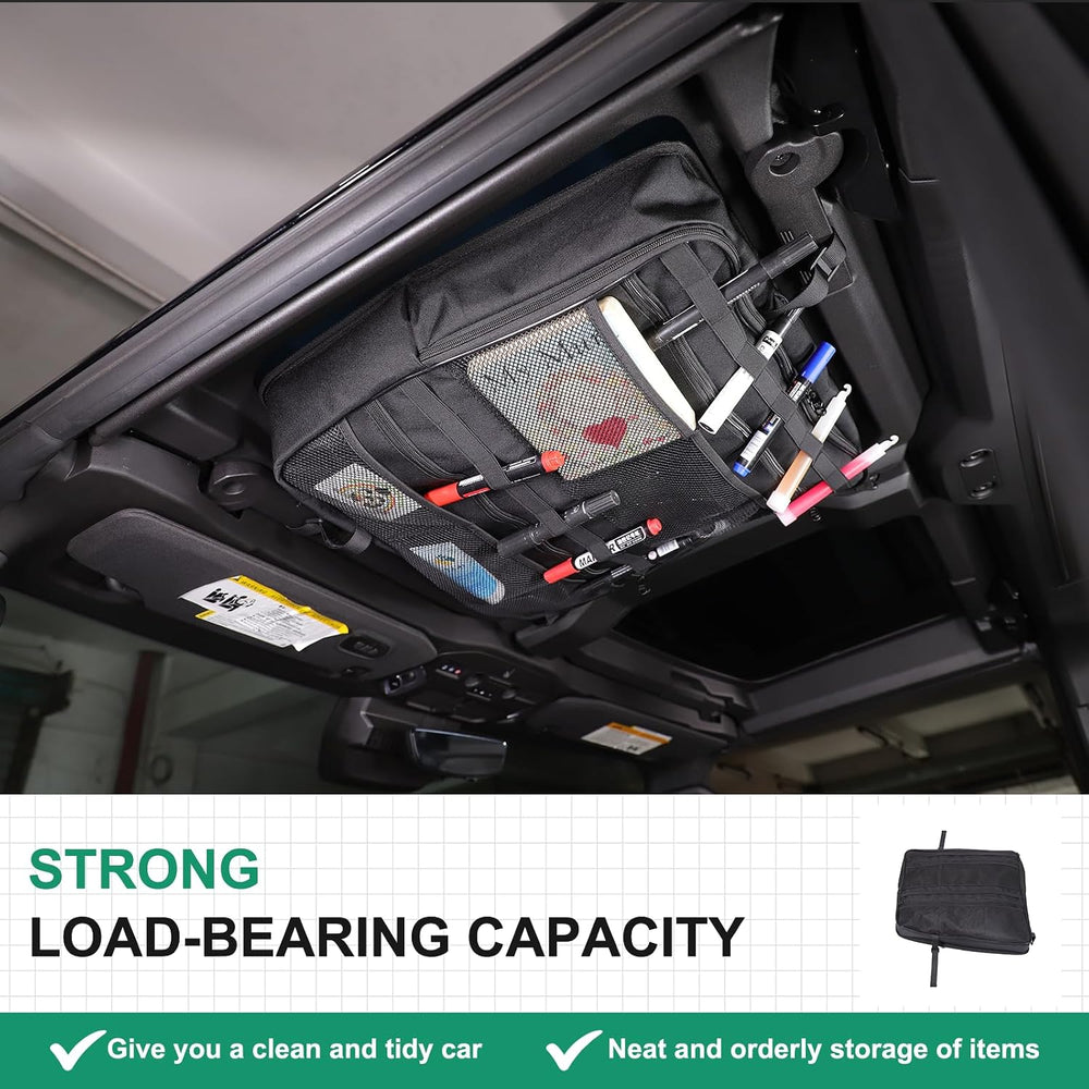 Roof Organizer Bag Storage for Hummer EV Accessories Sunroof Rooftop Panel Wa...