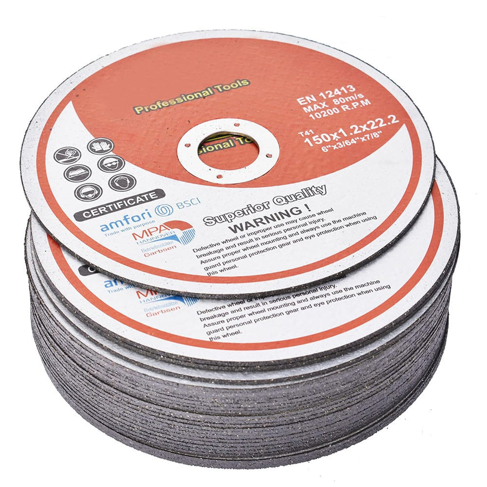 kimllier 100 Pack Cut Off Wheel 6 Inch x 0.045 Inch x 7/8 Inch Metal and Stai...