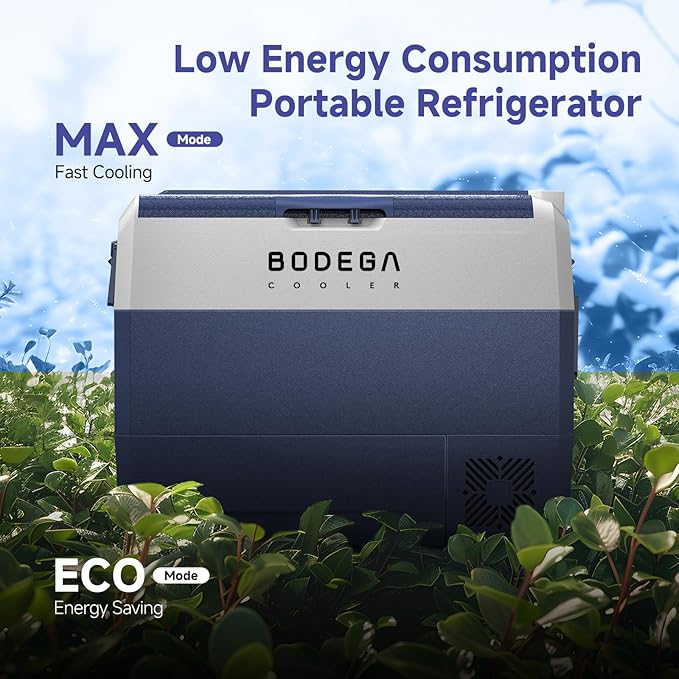 BODEGACOOLER 12 Volt Car Refrigerator, 64 Quart Portable Car Freezer Fridge