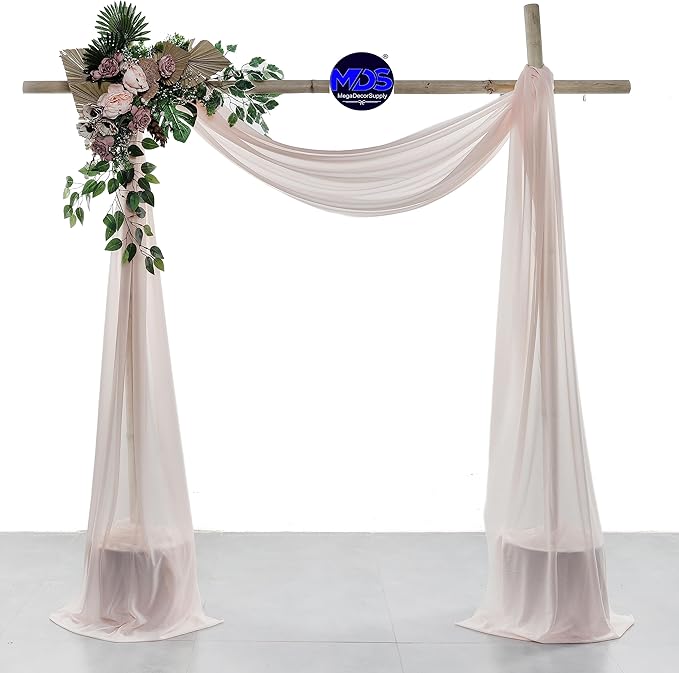 MDS Halloween Chiffon Draping Fabric - 2 Panel, 30" Wide x 100ft Long - ...