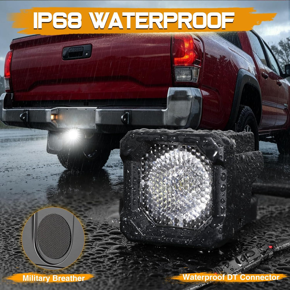 Hitch Mount Reverse Light Kits, Universal Flood Hitch Light Pods for 2x2 Inch...