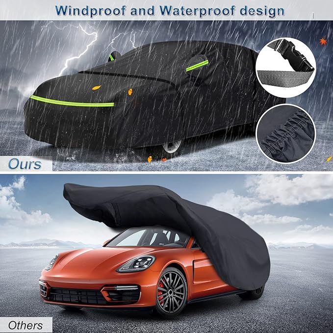 Outdoor Car Cover for Porsche Panamera 2014-2025 Waterproof All Weather Heavy