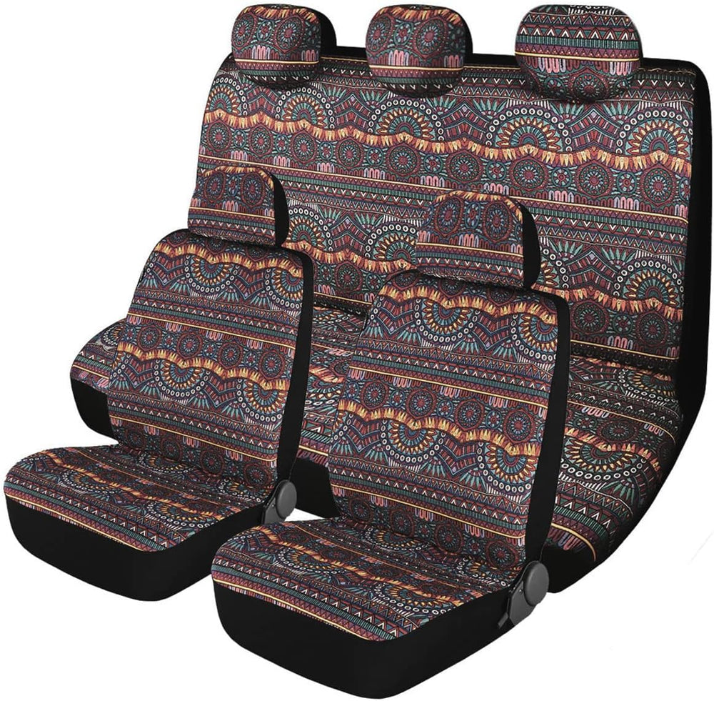 P&J AUTO P&J Baja Blanket Car Seat Covers Magic Boho Designs Universa...