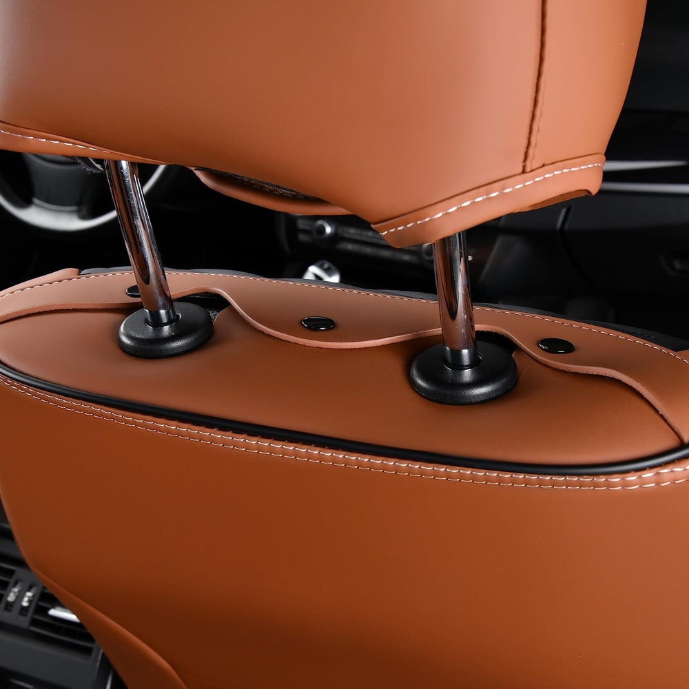 FLORICH Leather Seat Covers, Seat Covers Full Set, Car Seat Protectors 5 Seat...