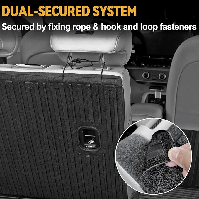 Floor Mats Set for 2024 2025 Hyundai Kona Gas, Full Coverage All Weather Floor