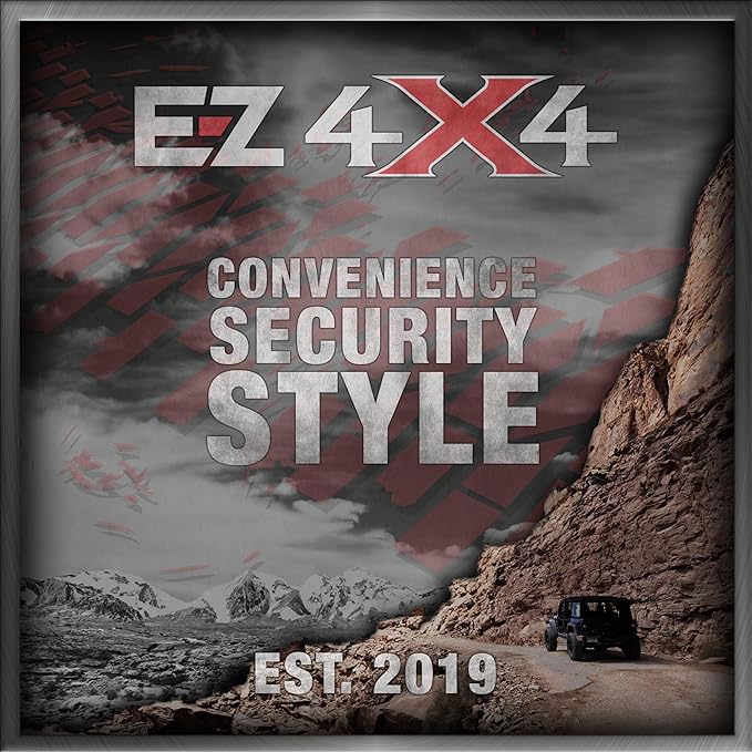 EZ4x4 Garage Wall Freedom Panel & Wrangler Door Storage Hangers Combo Kit