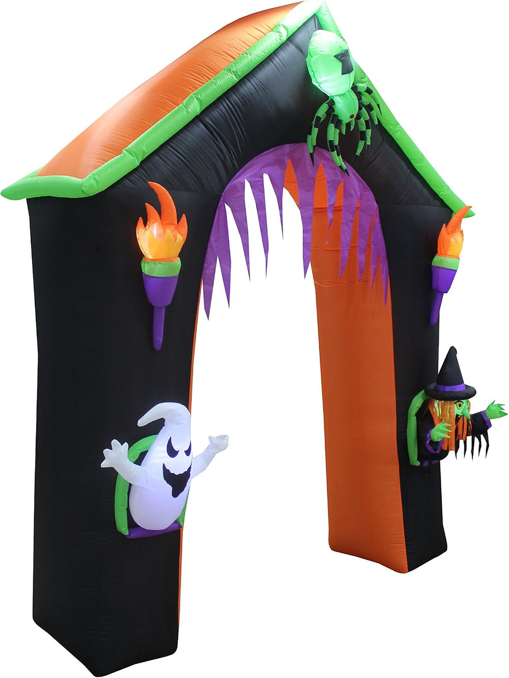 9 FT Tall LED Lighted Halloween Inflatable Castle
