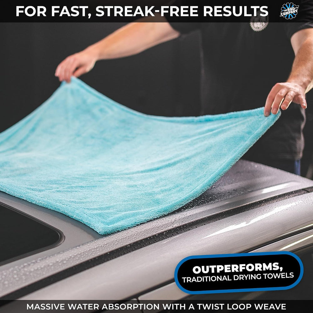 The Rag Company, The Liquid8r, Absorbent 70/30 Blend Microfiber Drying Towel ...