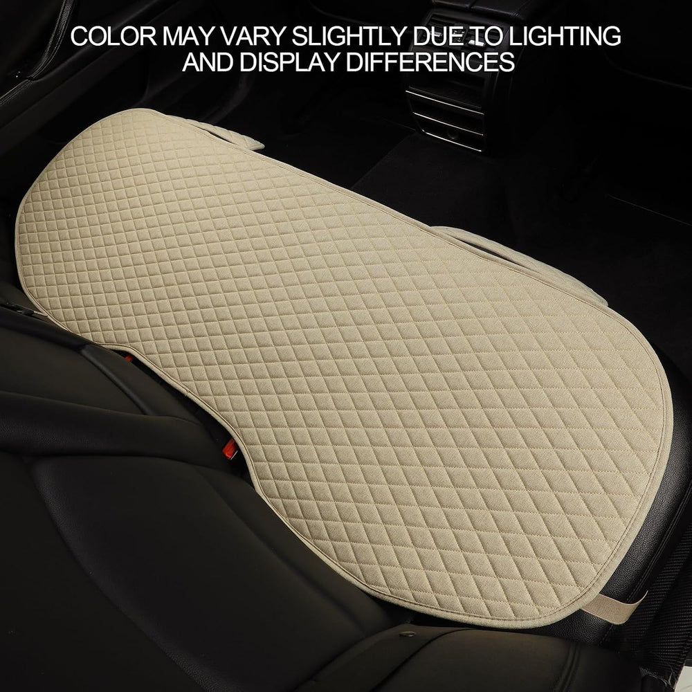 West Llama Linen Car Seat Covers,Bottom Seat Covers for Cars Include 1 Pair F...
