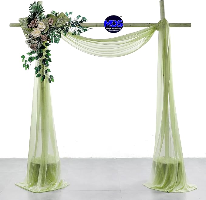 MDS Halloween Chiffon Draping Fabric - 1 Panel, 30" Wide x 40ft Long - S...