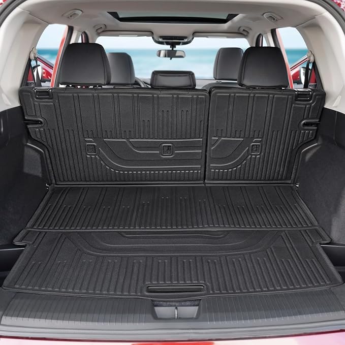 Floor Mats Set for Nissan Rogue 2025 2024-2021 Accessories, Full Coverage All