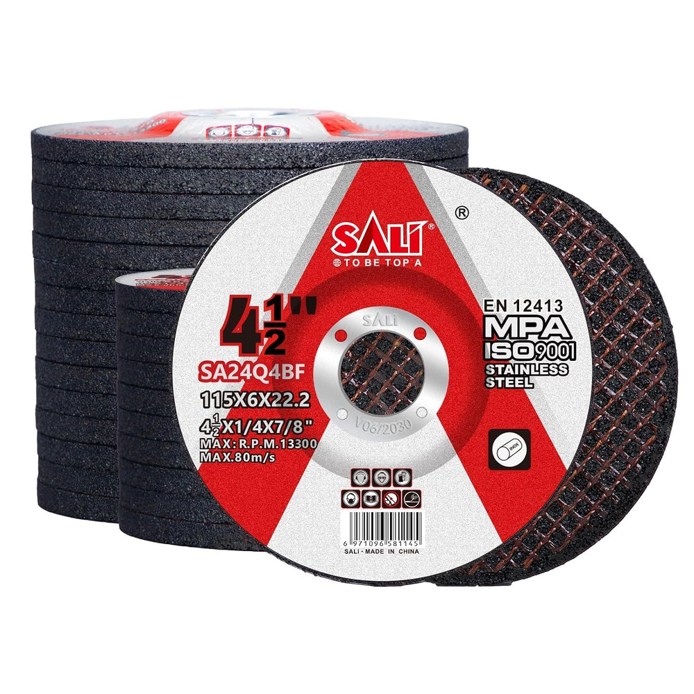 SALI 25 Pack 4-1/2 Inch Grinding Wheels for Angle Grinder, Aluminum Oxide Gri...
