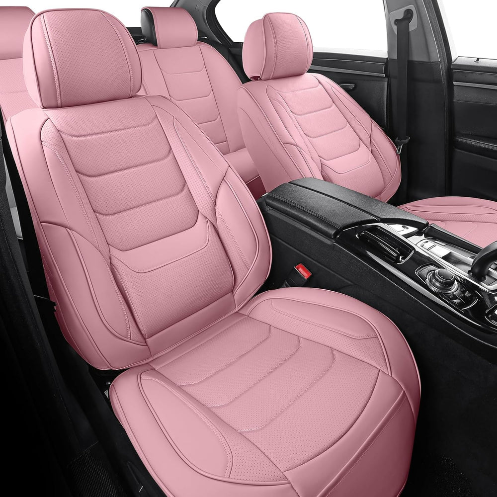 Leather Car Seat Covers Full Set Automotive Seat Protectors