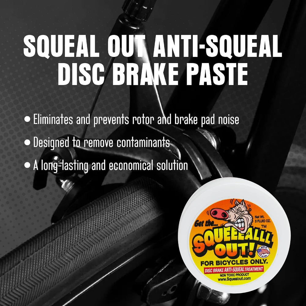 Anti-Squeal Disc Brake Paste, Stops Squeal for Brakes 3 oz Jar
