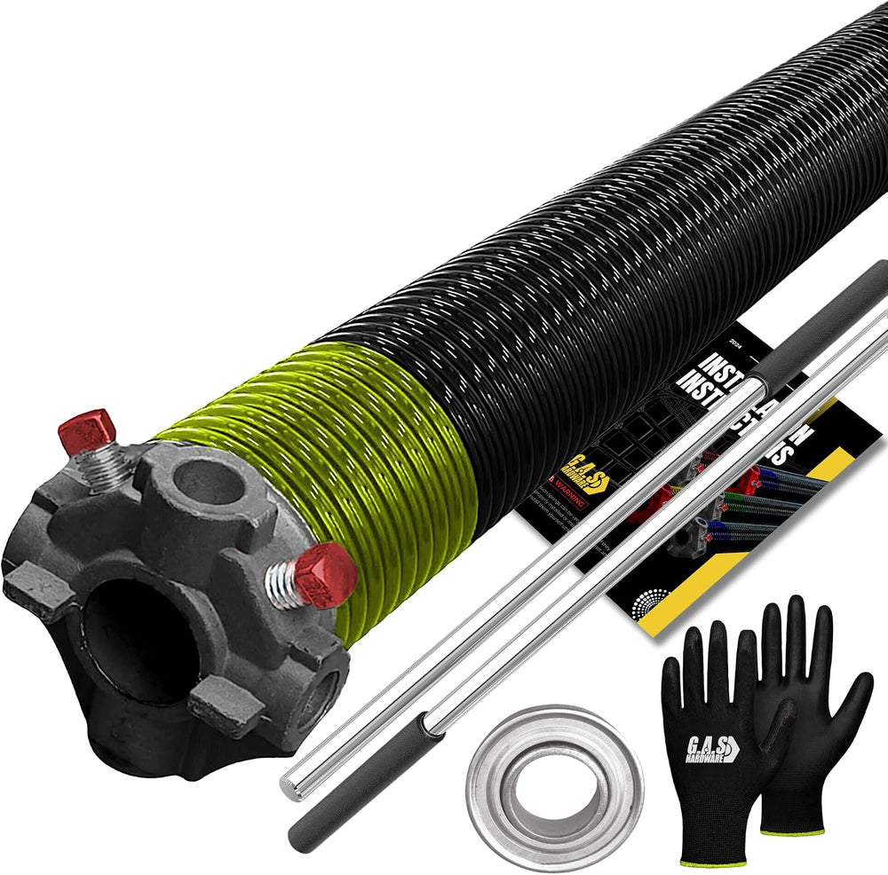Garage Door Torsion Spring 207x1.75x31 Includes 1” Steel Bearing, and Winding