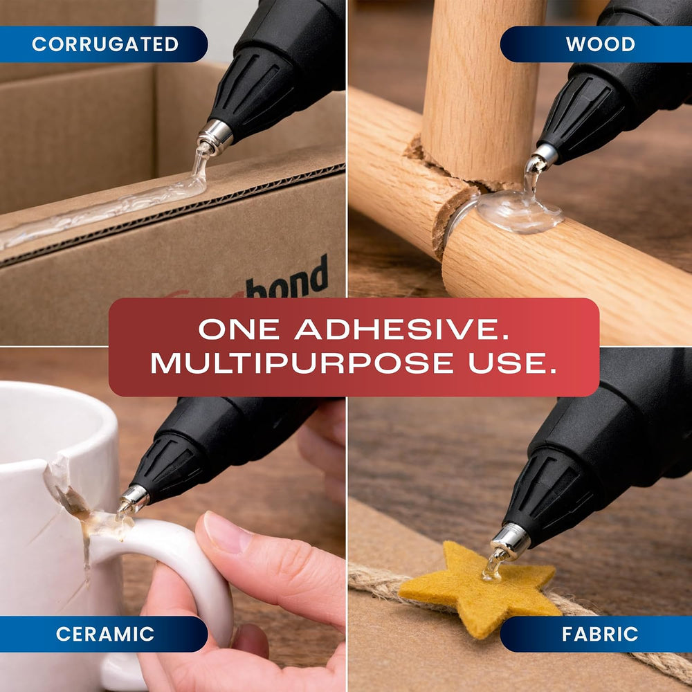 ASA Clear Hot Glue Sticks 5/8" x 10", High Temp, 10 lb Box, 113 Ct