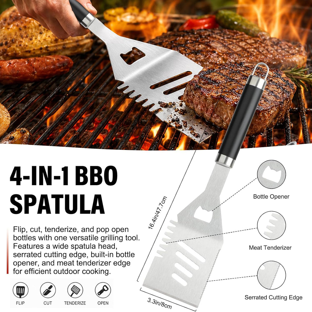 Yekale Grill Set, Grill Tools Outdoor Grill Utensils Set BBQ Accessories