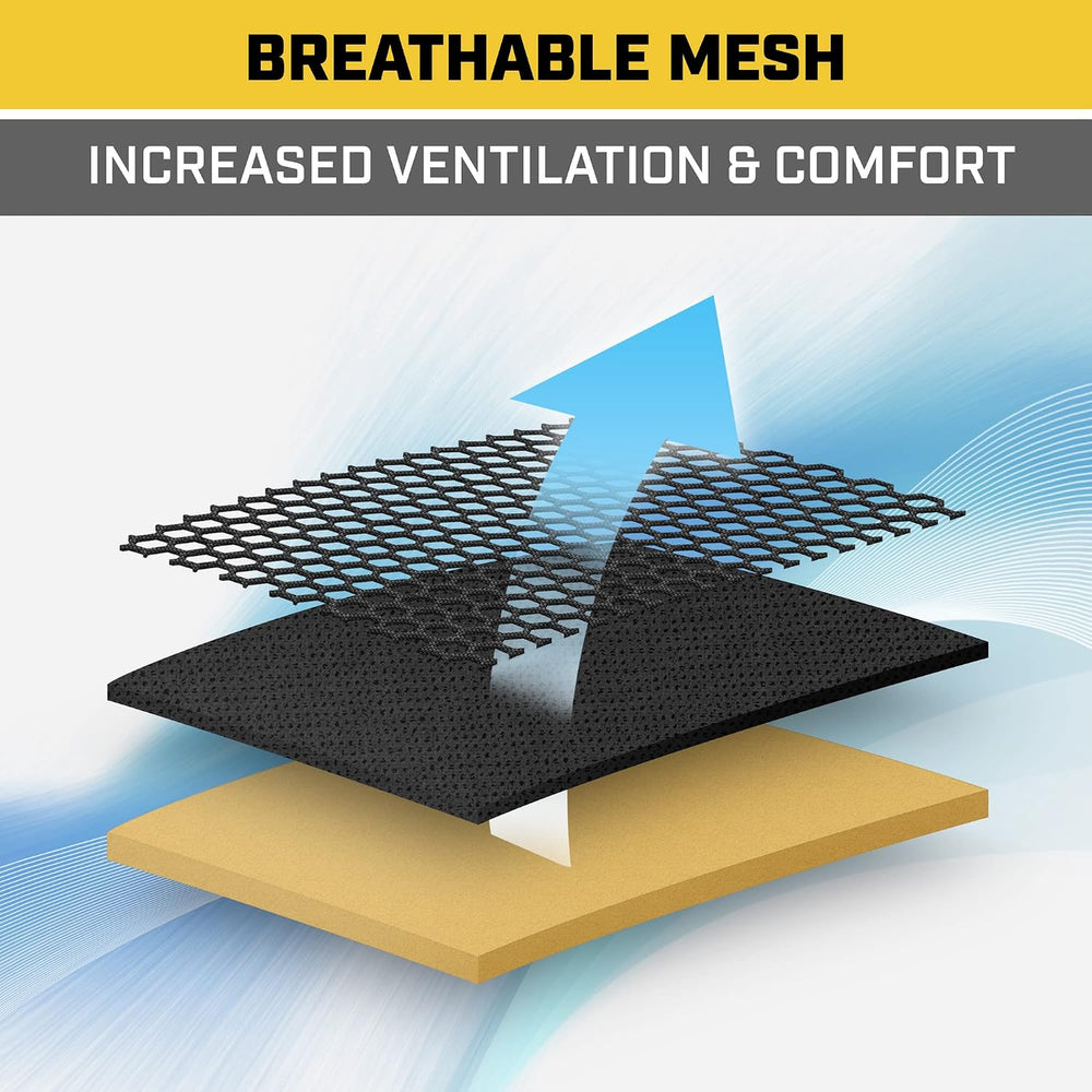 Cat® MeshFlex Automotive Seat Covers for Cars Trucks and SUVs (Set of 2) – Bl...
