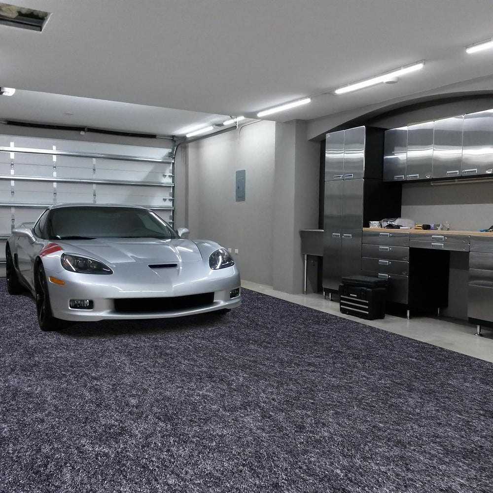 Garage Floor Mat, 5 x 6 Ft Waterproof Mat with Non-Slip Backing, Reusable Abs...