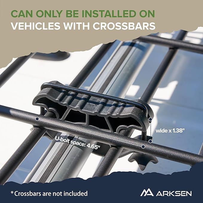 ARKSEN 54 x 34 x 6 Inch Universal Roof Rack