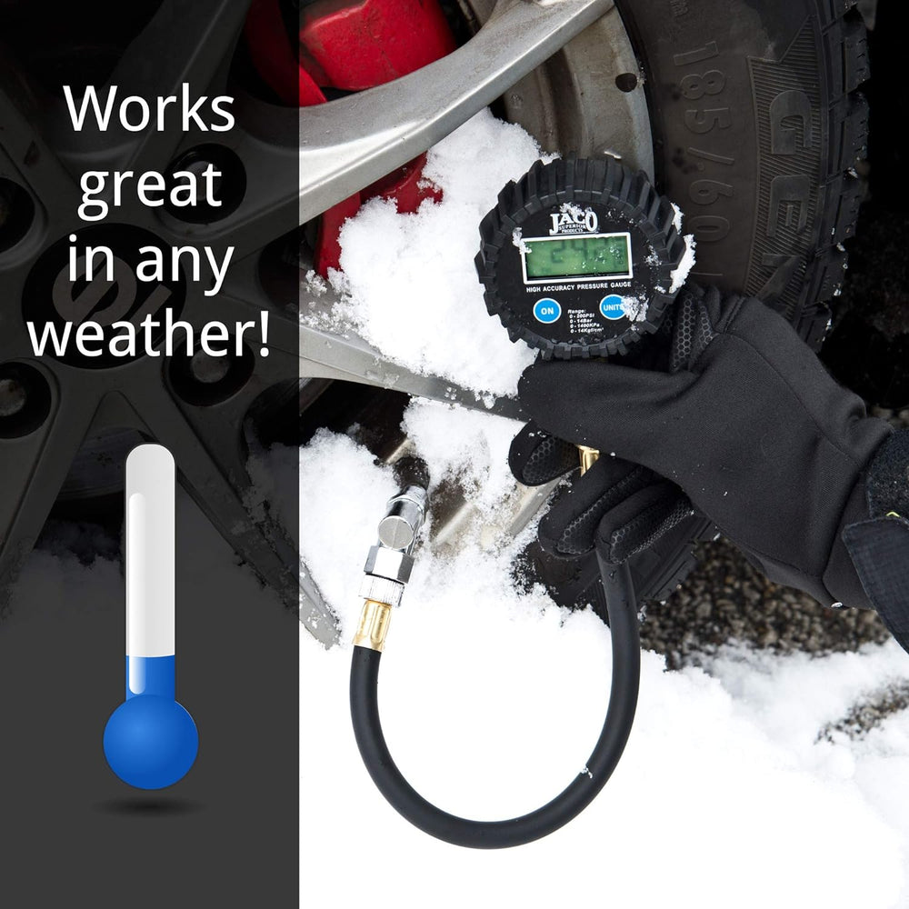 JACO Superior Products ElitePro Digital Tire Pressure Gauge - Professional Ac...