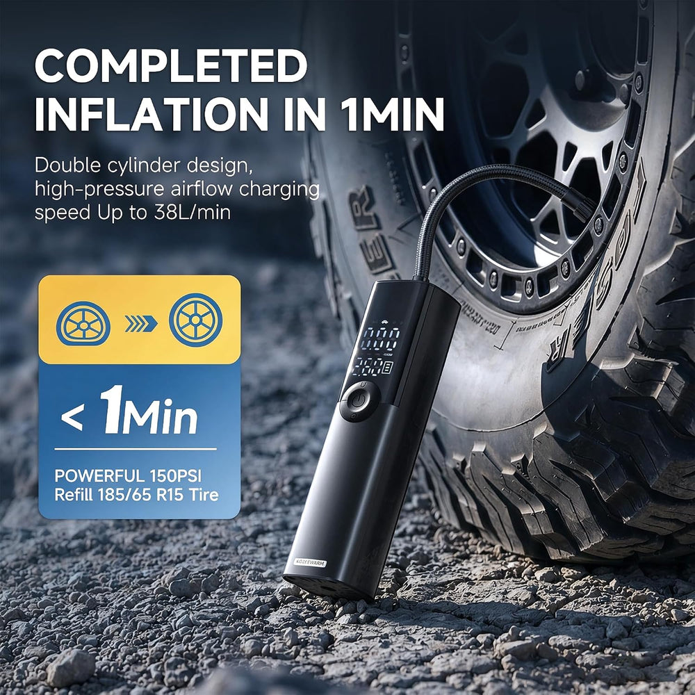 Tire Inflator Portable Air Compressor for Car, Motocycle, Bike Inflatables