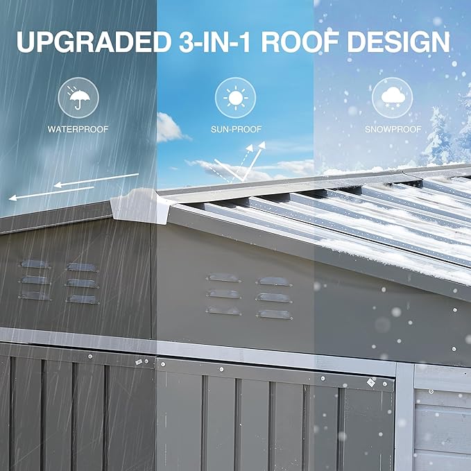 4x6 FT Outdoor Storage Shed