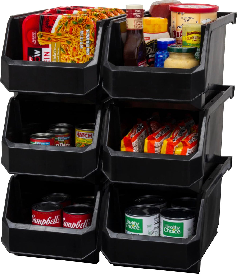 Plastic Containers for Organizing and Storage Bins for Closet, Garage or Pant...