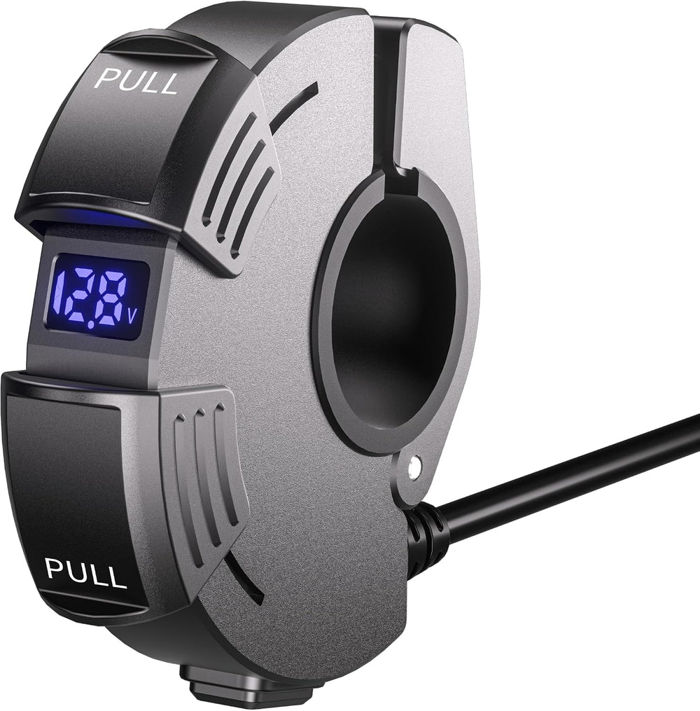 Kaedear USB-C & USB-A Motorcycle Charger, PD 30W, KDR-B14