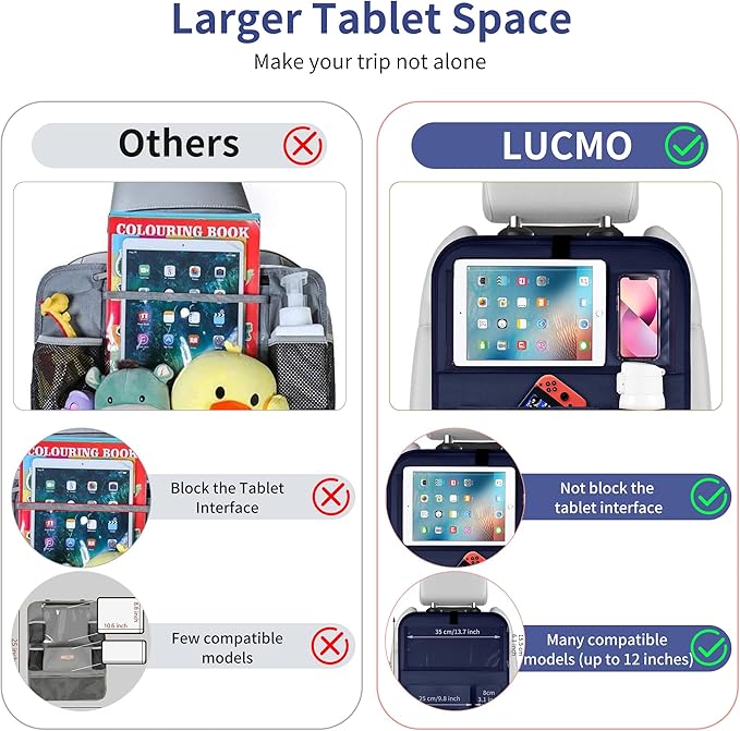 LUCMO Car Backseat Organizer